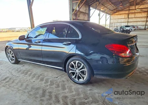 2015 Mercedes-Benz C 300 from USA, damaged, VIN 55SWF4JB7FU077912